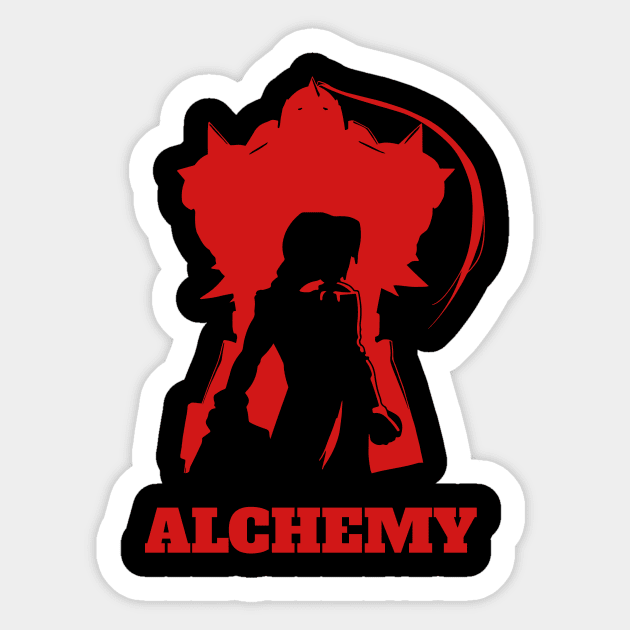 Alchemy Sticker by MyAnimeSamurai
